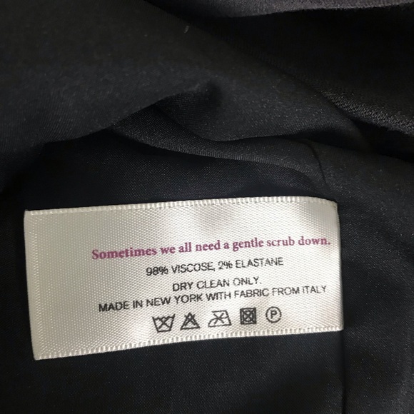 MM Lafleur Grey Liz Coat Dress Viscose Button Up Long Sleeve Collar A-Line Sz 8 - Picture 16 of 16